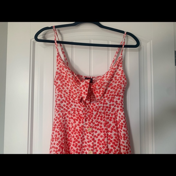 Red Midi Dress - Picture 2 of 3